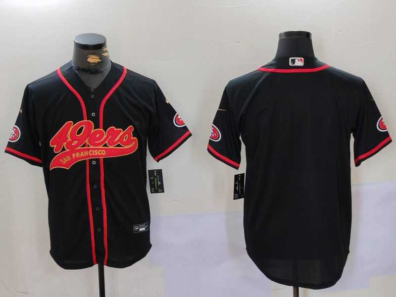 Men's San Francisco 49ers Black With Patch Cool Base Stitched Baseball Jersey,We sell and wholesale Men's San Francisco 49ers Black With Patch Cool Base Stitched Baseball Jersey on line form chian!
